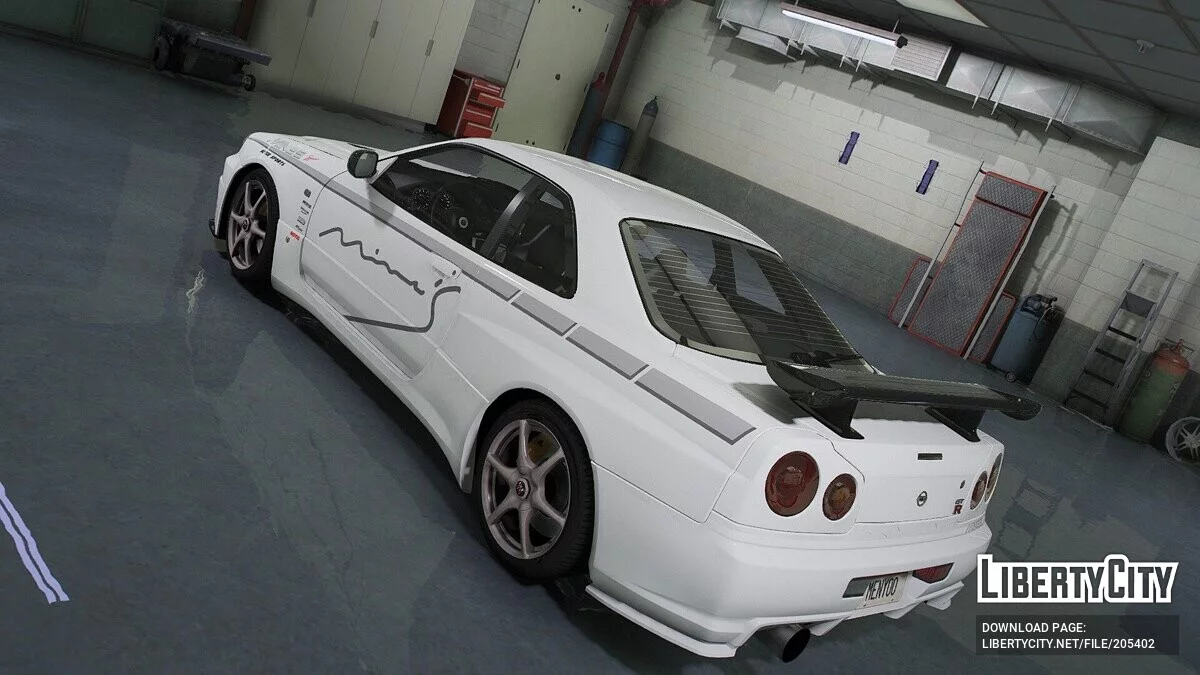 Nissan Skyline GT-R (BNR34) MINE'S MOTOR SPORTS / GTA 5