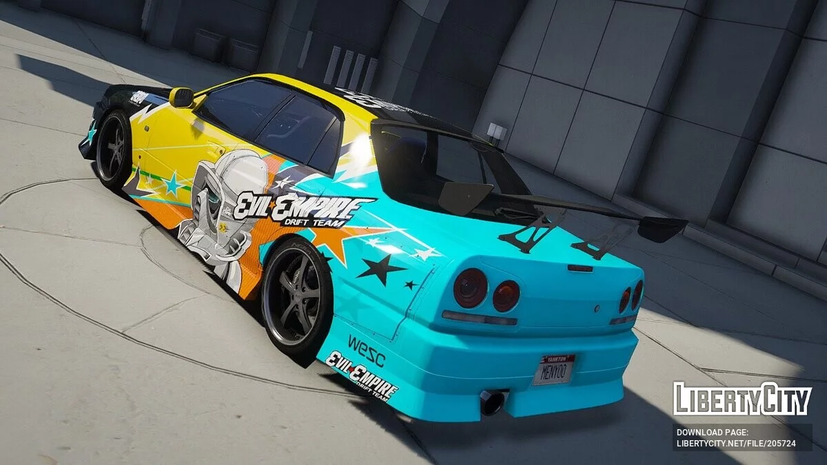 Nissan Skyline R34 25GT Turbo Evil Empire Vinyl / جي تي أي 5