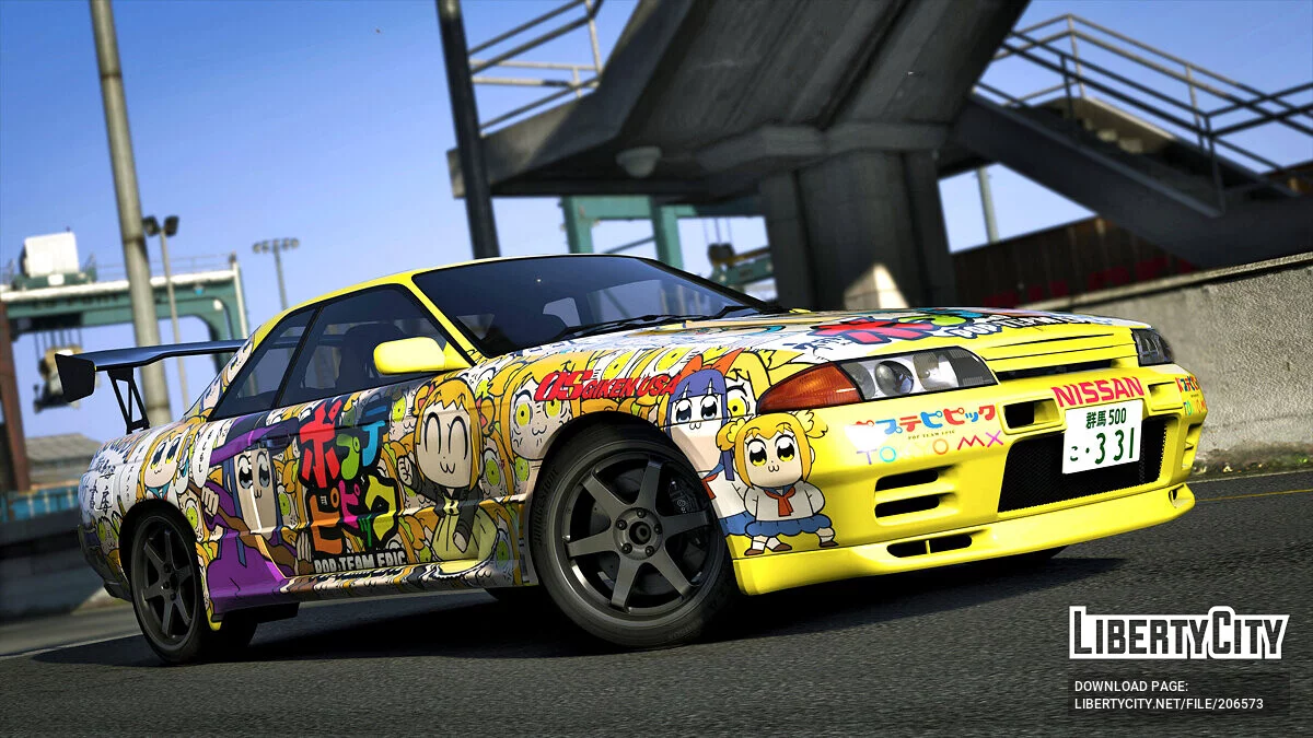 Nissan Skyline GT-R(BNR32) Pop Team Epic / GTA 5