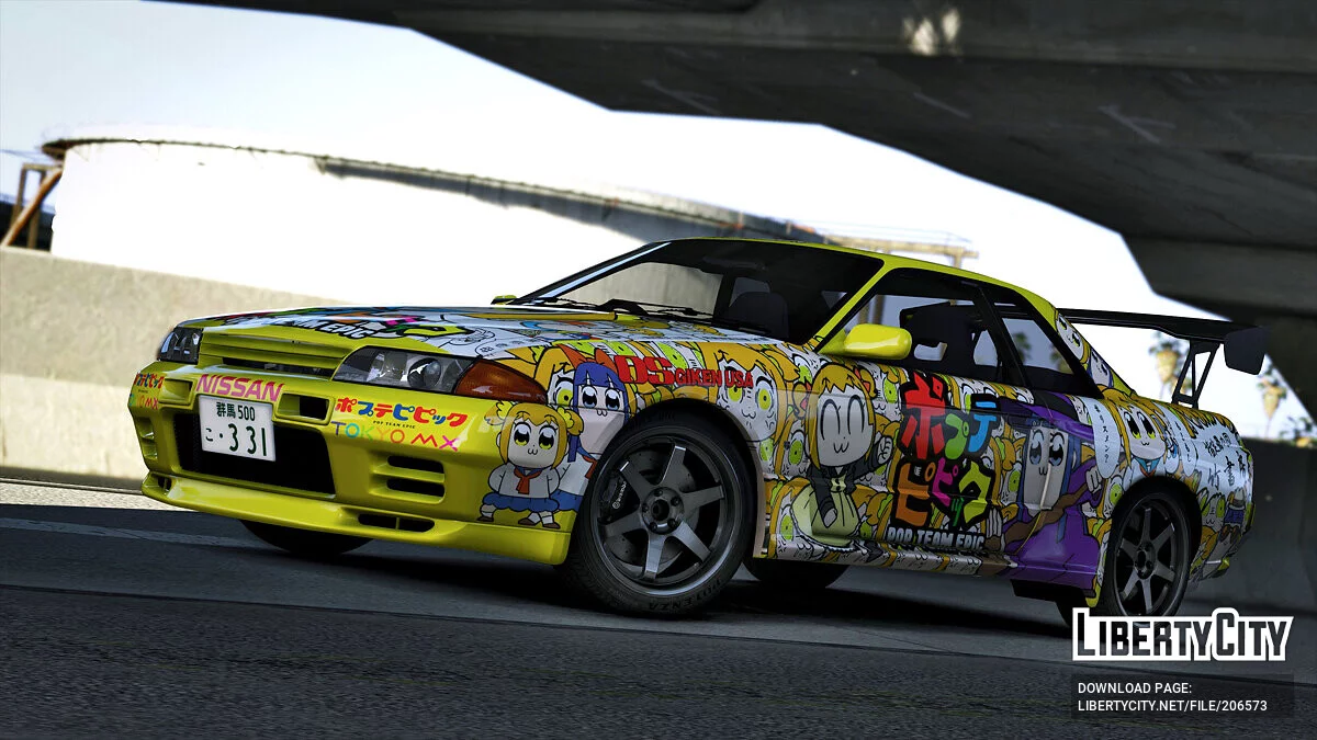 Nissan Skyline GT-R(BNR32) Pop Team Epic / GTA 5
