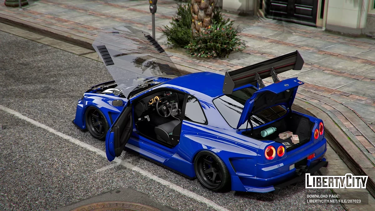 日产 Skyline R34 宽体 / GTA 5