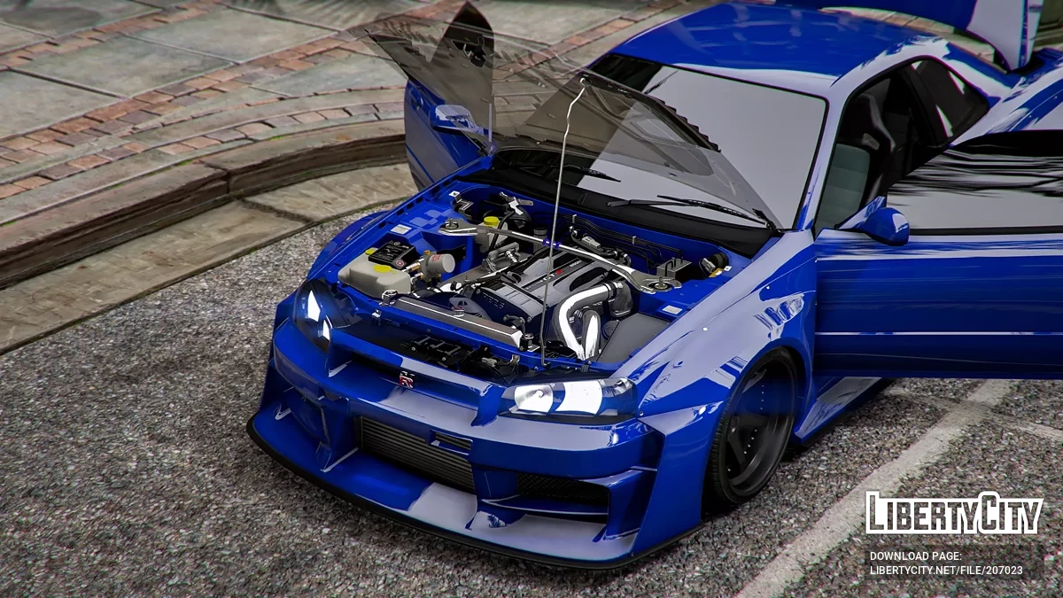 日产 Skyline R34 宽体 / GTA 5