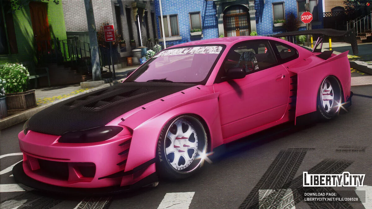 Nissan S15 Grave Rob Widebody v1.0 / GTA 5