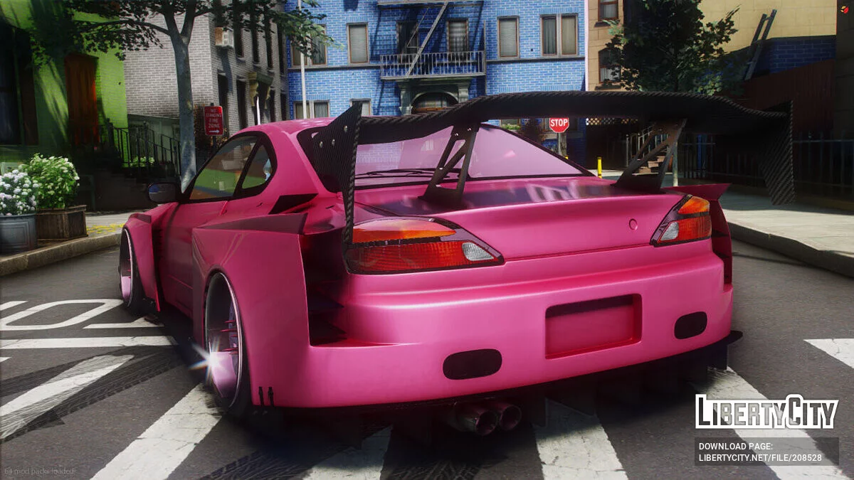 Nissan S15 Grave Rob Widebody v1.0 / GTA 5