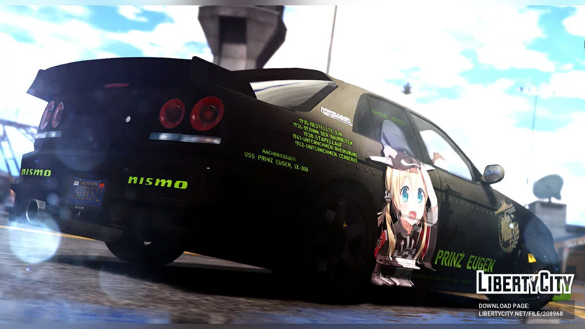 Prinz Eugen ER34 Itasha / GTA 5