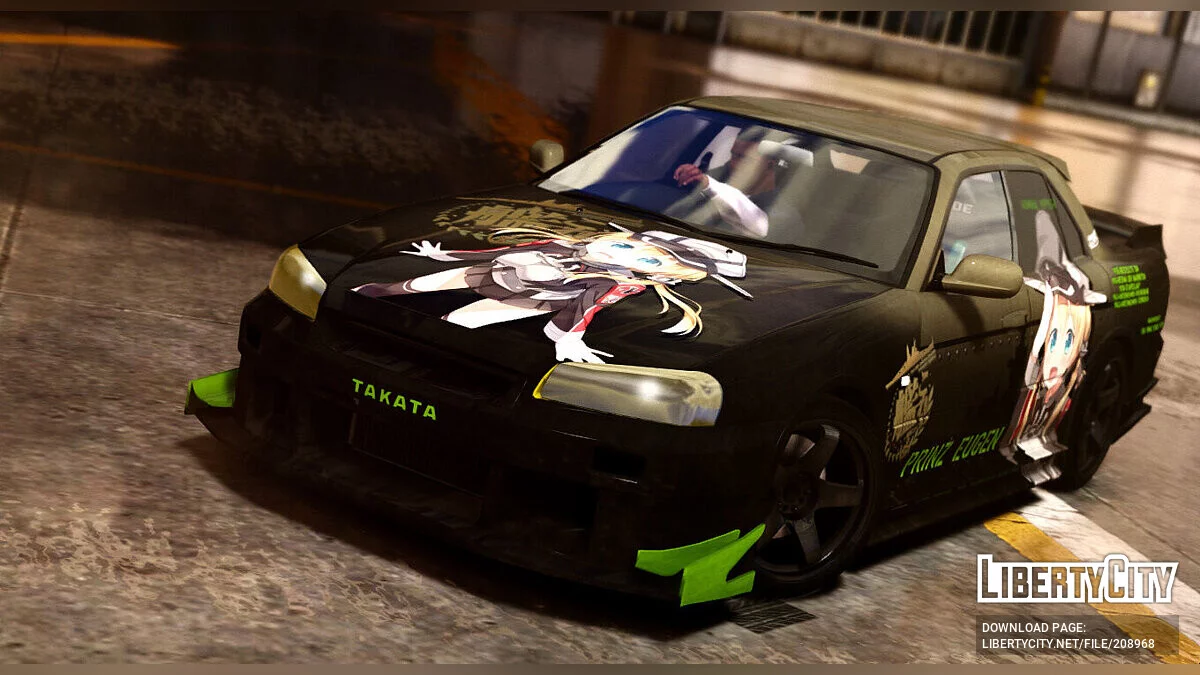 Prinz Eugen ER34 Itasha / GTA 5