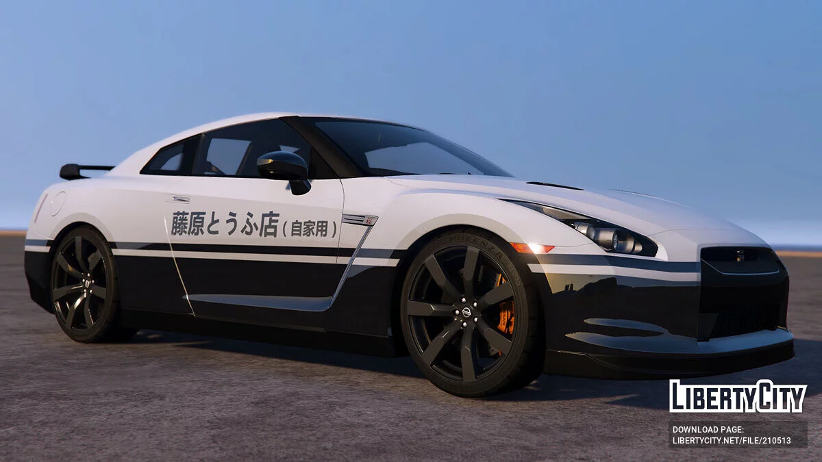 نيسان GTR (R35) 藤原とうふ店 (自家用) / جي تي أي 5