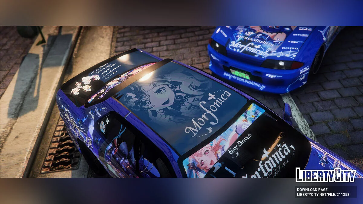 Nissan Skyline ER34 Uras D-Spec Hiromachi Nanami Itasha / GTA 5