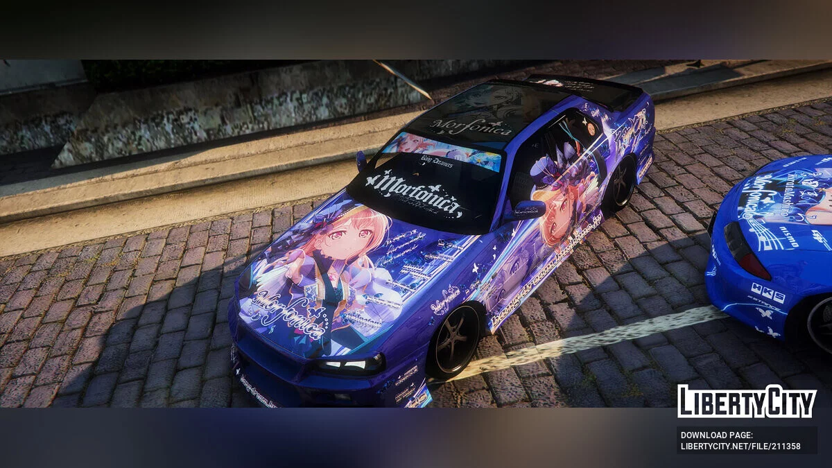 Nissan Skyline ER34 Uras D-Spec Hiromachi Nanami Itasha / GTA 5