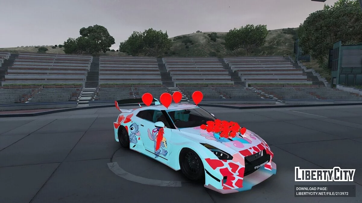 نيسان GTR R35 ستيتش / جي تي أي 5