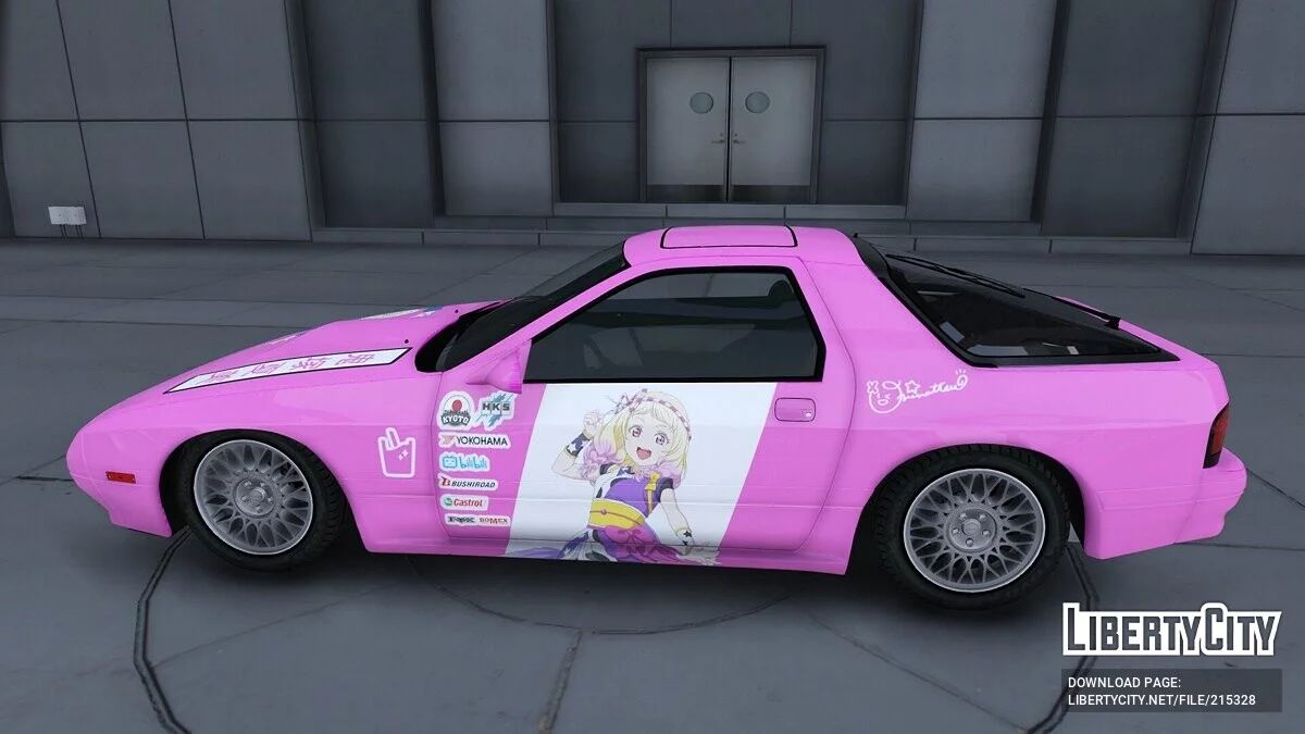 Mazda RX-7 FC3S LHD Natsumi Onitsuka Love Live Superstar / GTA 5