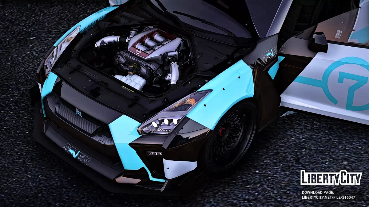 Nissan GT-R R35 Custom Budda Se7en / GTA 5