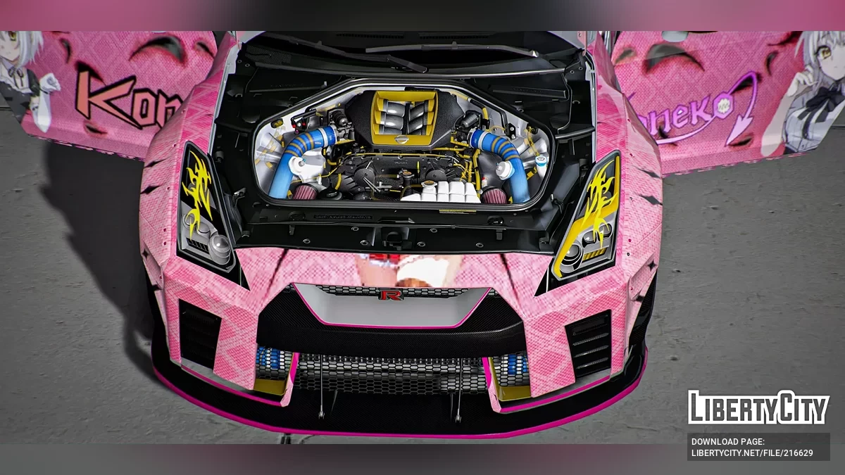 日产GTR R35 Keneko涂装 / GTA 5