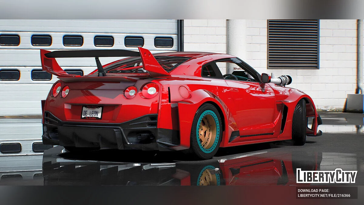 Nissan R35 Liberty Walk Twinturbo / GTA 5