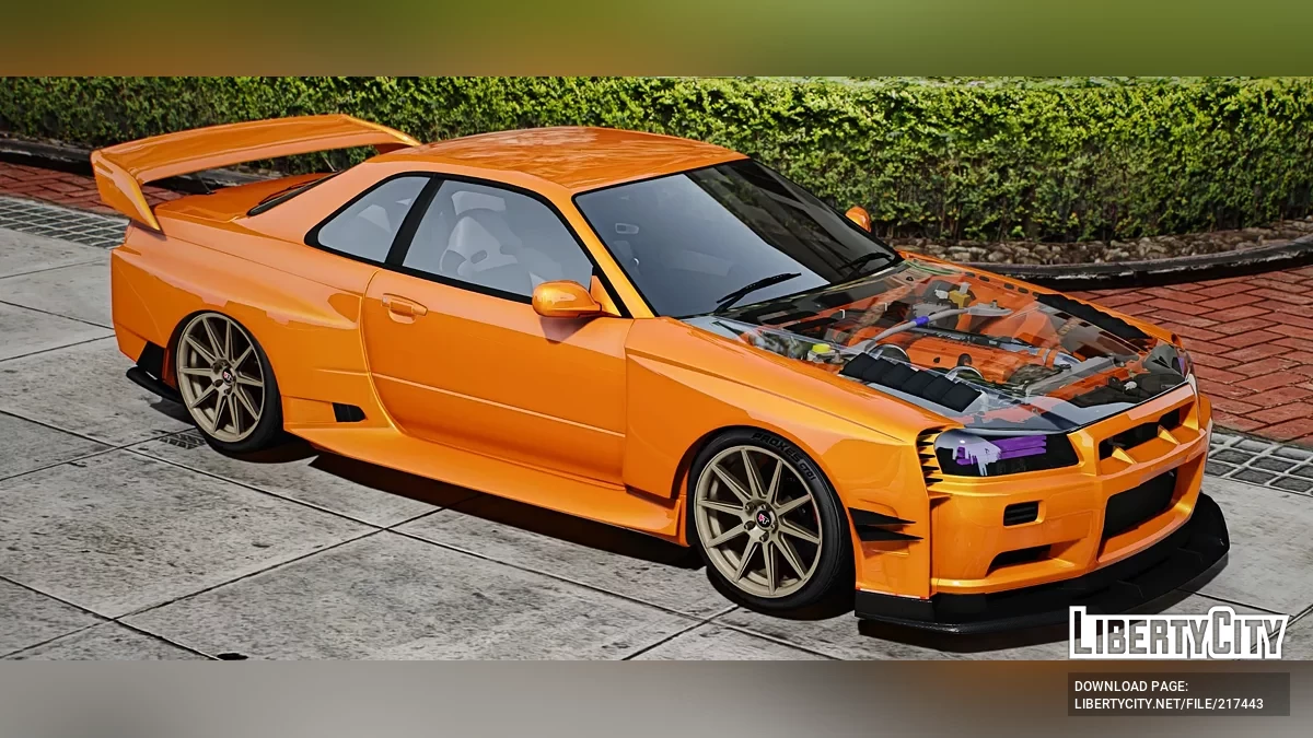 2002 Nissan Skyline GT-R (Custom) / GTA 5