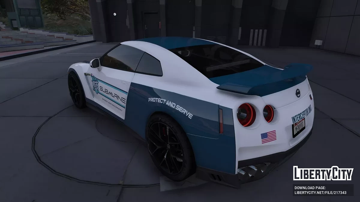 Підводна поліція Nissan GTR / GTA 5