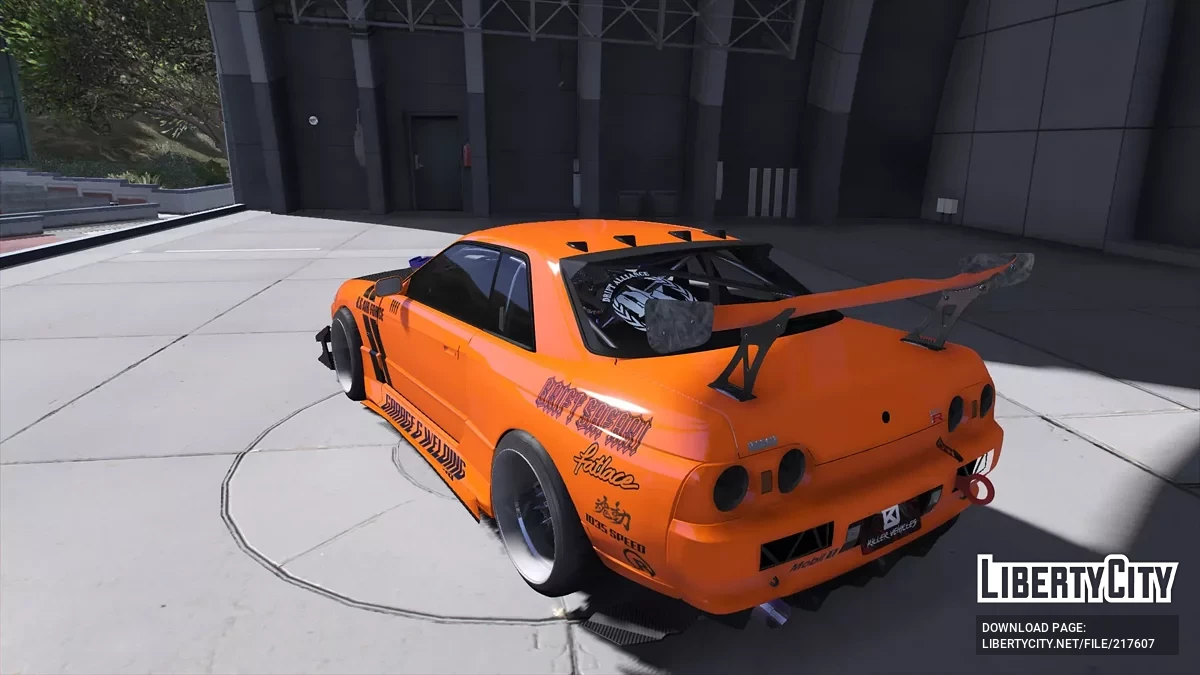 Ніссан Скайлайн GTR R32 Drift Dynamic Light Modified Edition / GTA 5