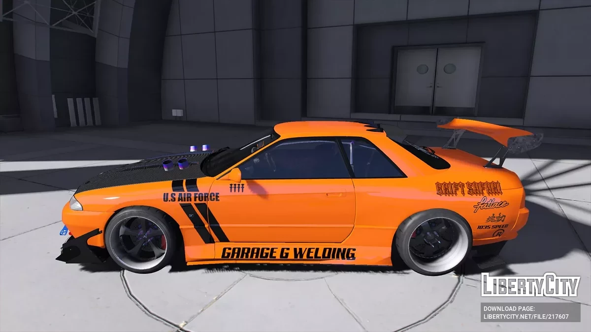 Ніссан Скайлайн GTR R32 Drift Dynamic Light Modified Edition / GTA 5
