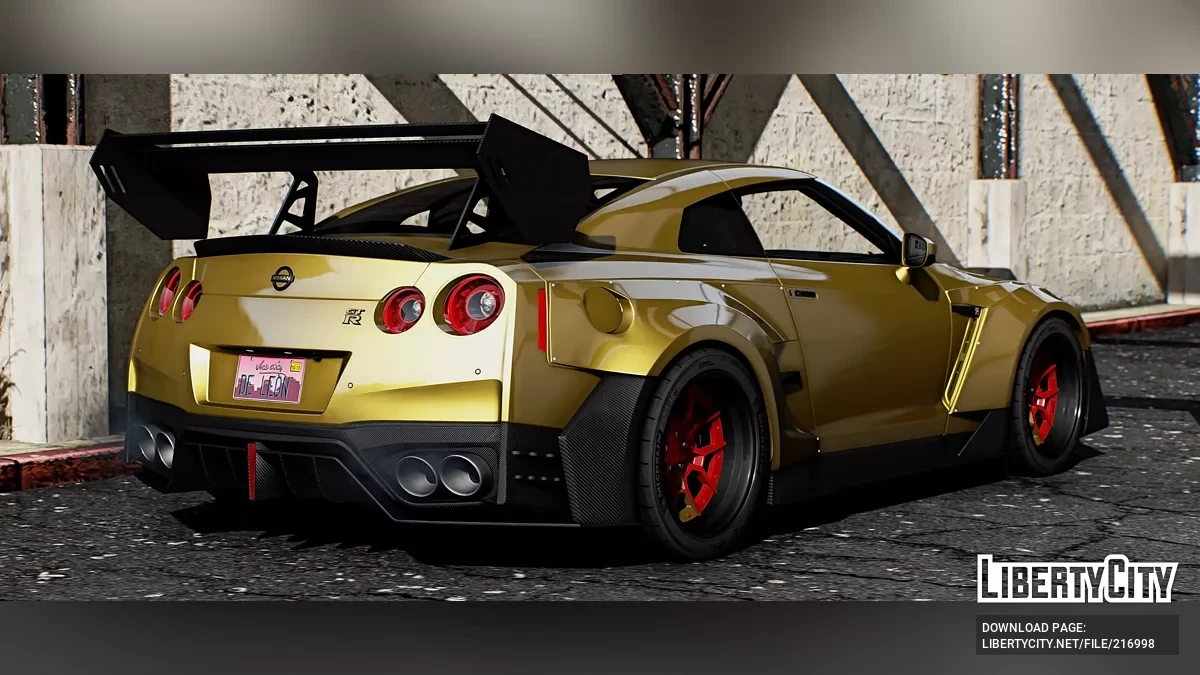 Robot Craftsman Godzilla Widebody Nissan GTR / GTA 5