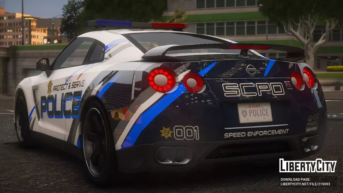 2009 Nissan GT-R SpecV SCPD v1.0 / GTA 5