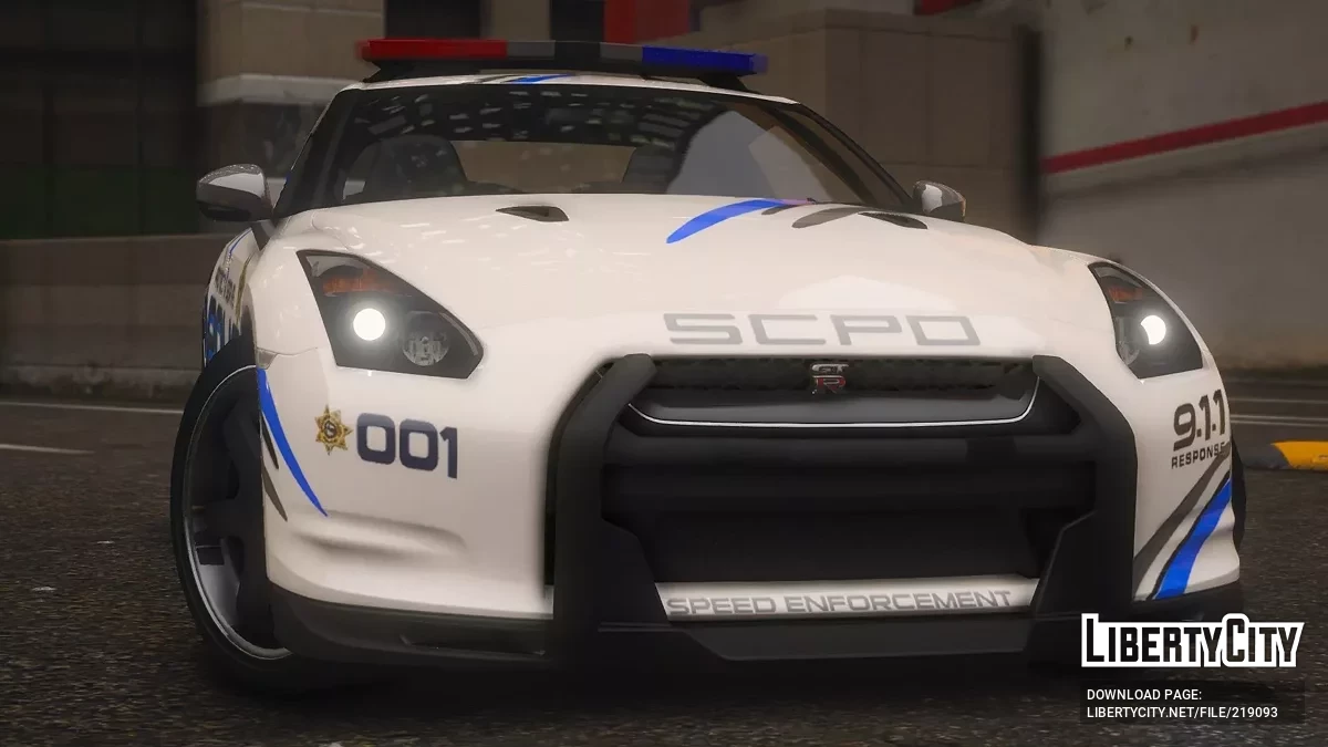 2009 Nissan GT-R SpecV SCPD v1.0 / GTA 5