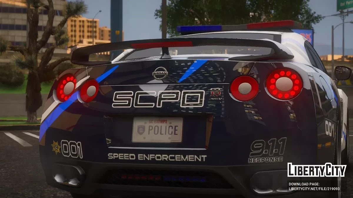 2009 Nissan GT-R SpecV SCPD v1.0 / GTA 5