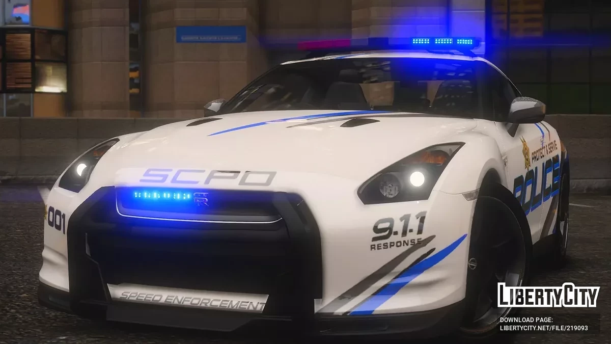 2009 Nissan GT-R SpecV SCPD v1.0 / GTA 5