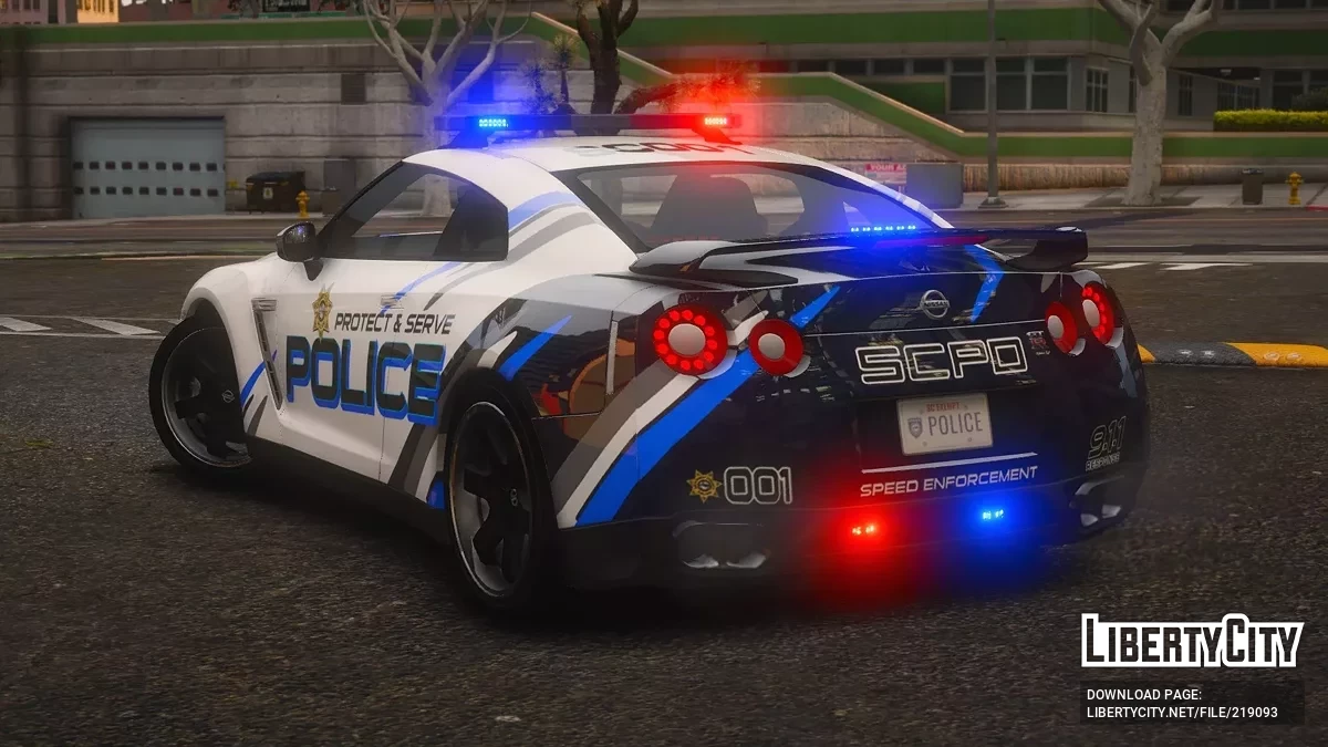 2009 Nissan GT-R SpecV SCPD v1.0 / GTA 5