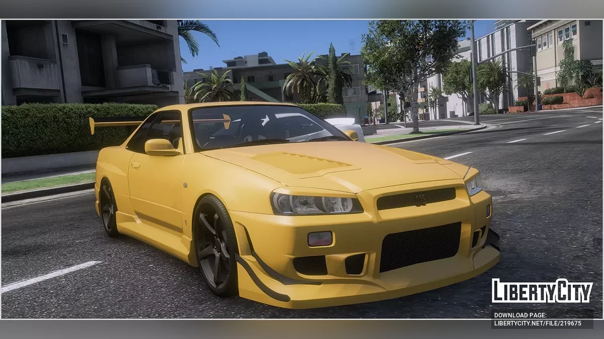 نيسان سكاي لاين GT-R R34 2002 v1.0 / جي تي أي 5