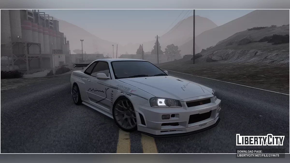نيسان سكاي لاين GT-R R34 2002 v1.0 / جي تي أي 5