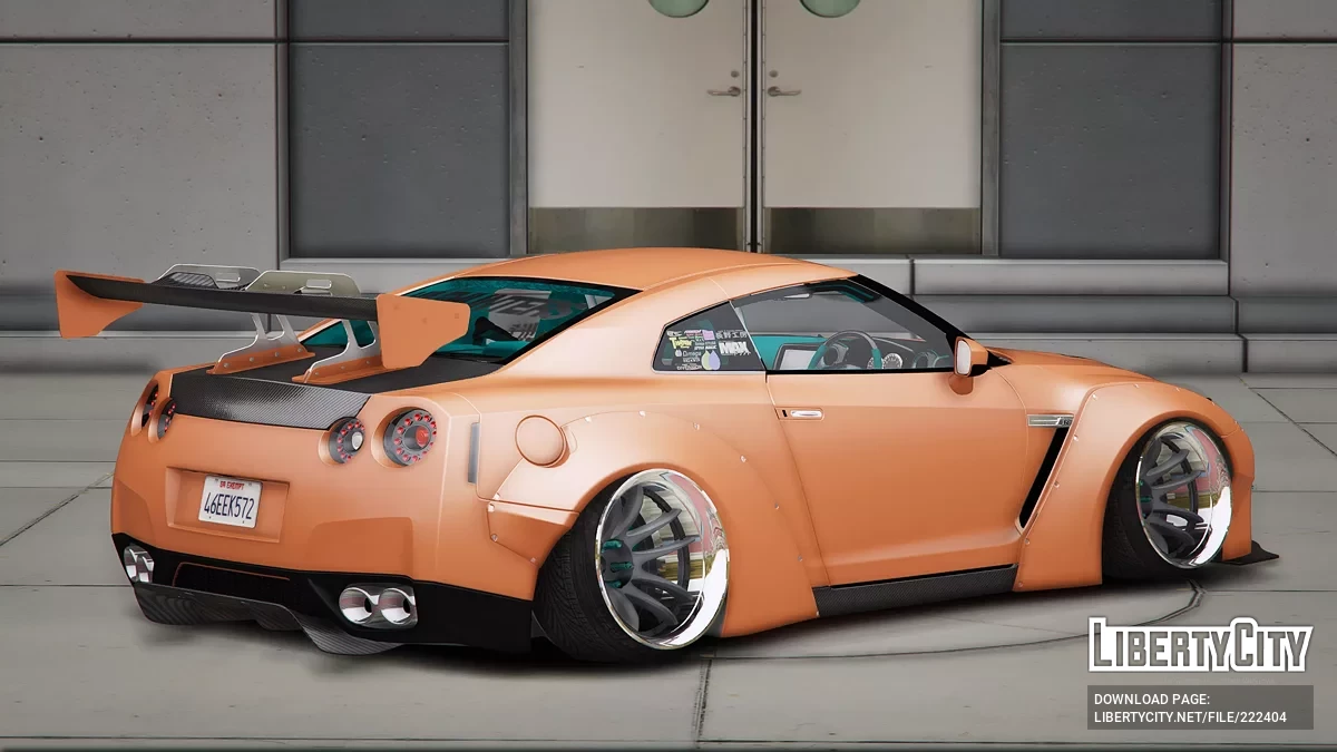 Nissan GTR R35 Custom Turbo Liberty Walk / GTA 5