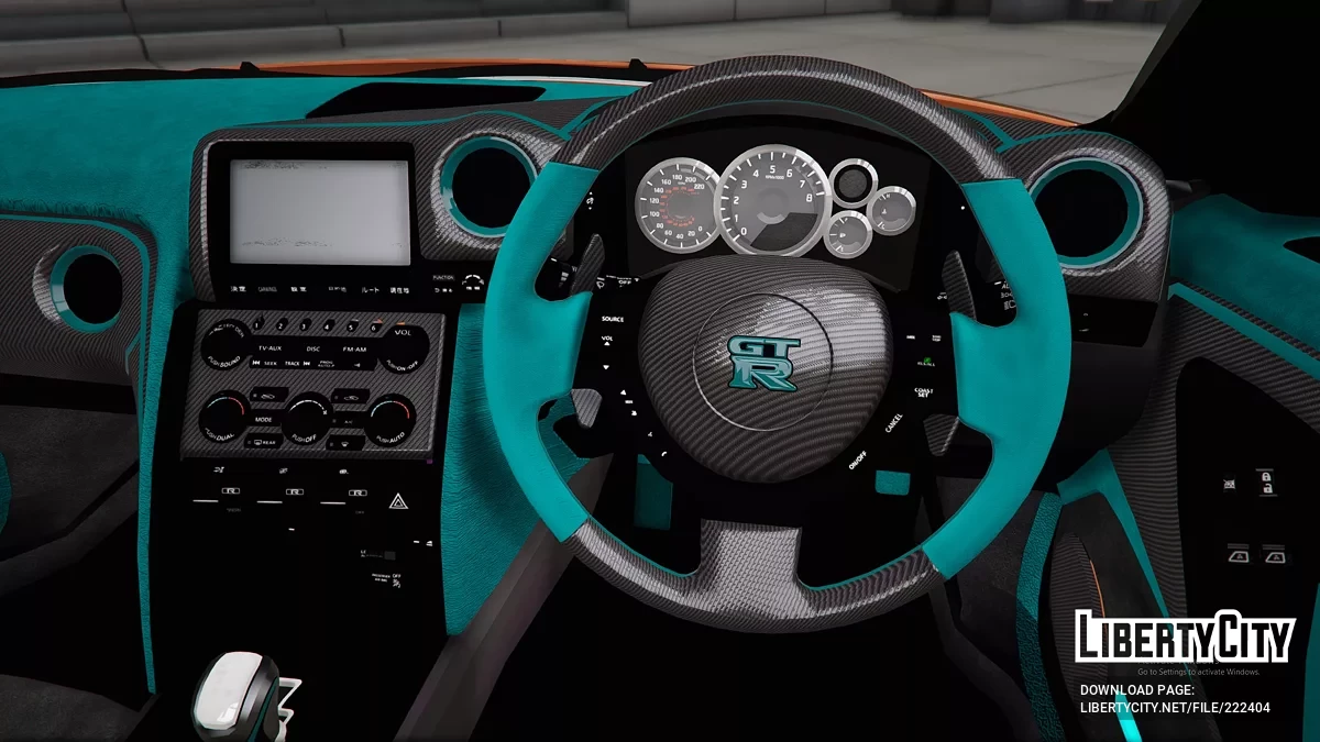 Nissan GTR R35 Custom Turbo Liberty Walk / GTA 5