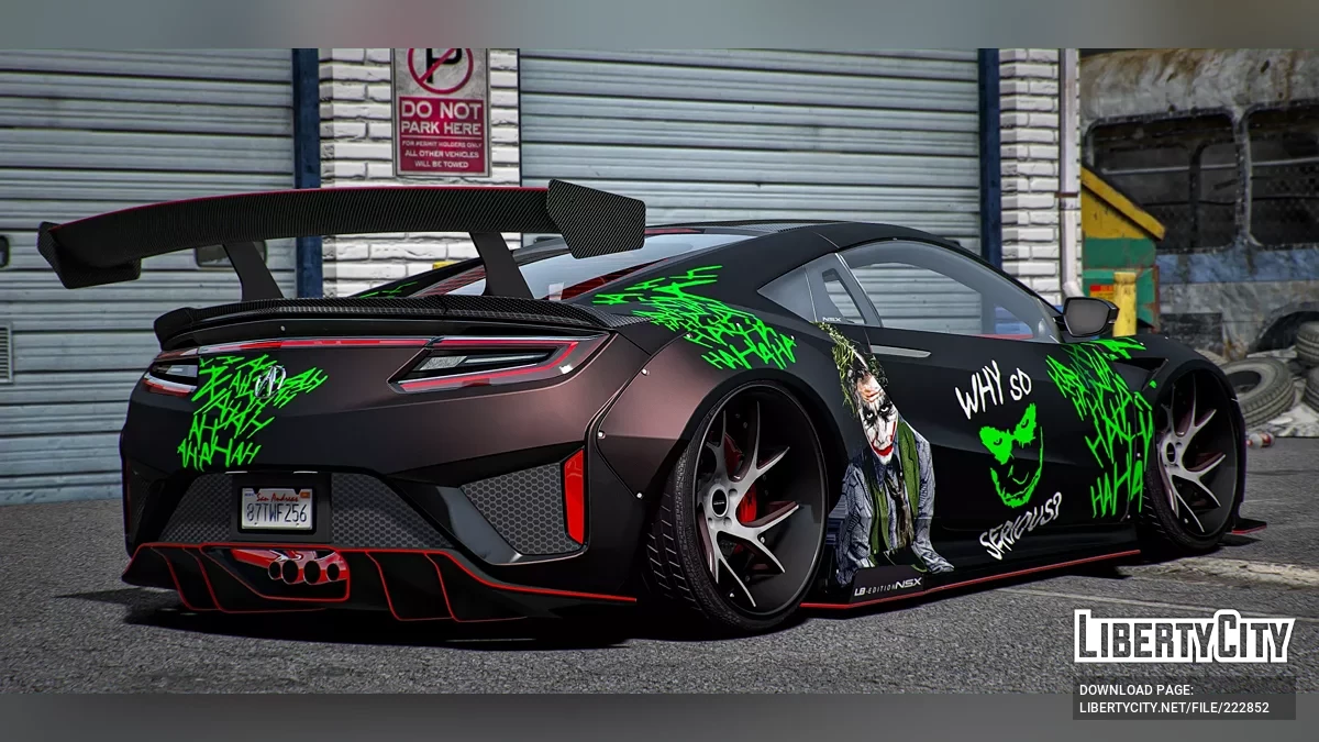 Nissan NSX Acura Joker Edition / GTA 5