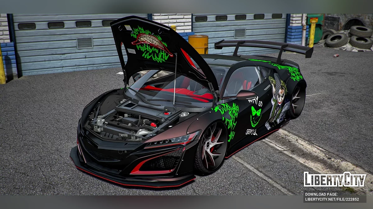 Nissan NSX Acura Joker Edition / GTA 5