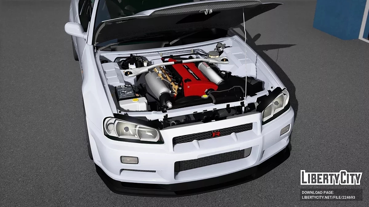 2002 Nissan Skyline R34 [ Ekleme / FiveM | 40+ Tuning | VehfuncsV | Ses | Şablon | Ekstralar] 1.0 / GTA 5