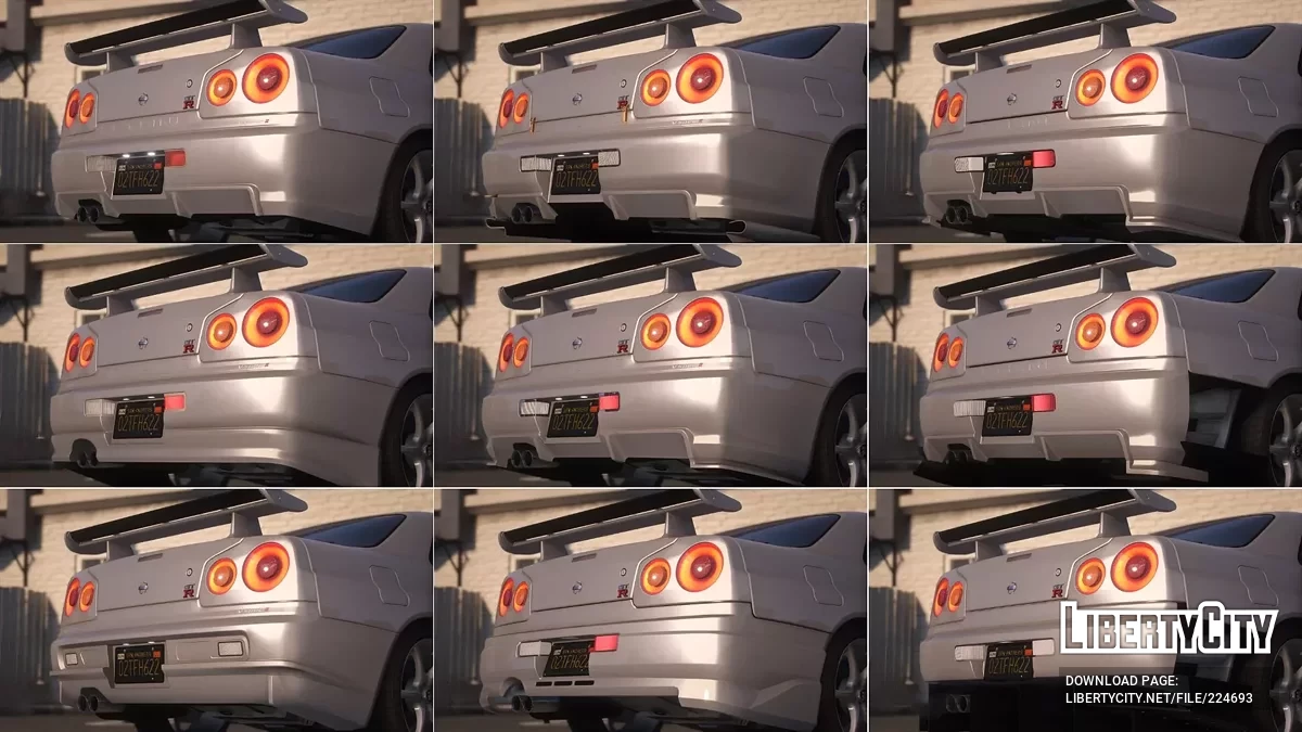 2002 Nissan Skyline R34 [ Ekleme / FiveM | 40+ Tuning | VehfuncsV | Ses | Şablon | Ekstralar] 1.0 / GTA 5