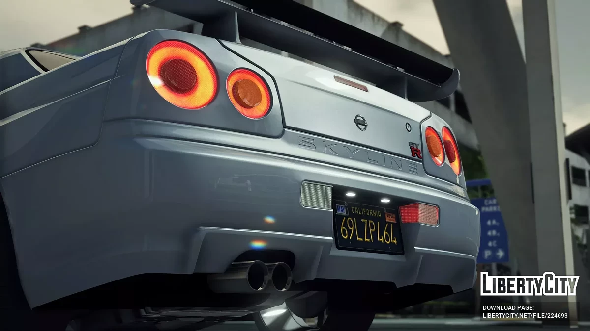 2002 Nissan Skyline R34 [ Ekleme / FiveM | 40+ Tuning | VehfuncsV | Ses | Şablon | Ekstralar] 1.0 / GTA 5