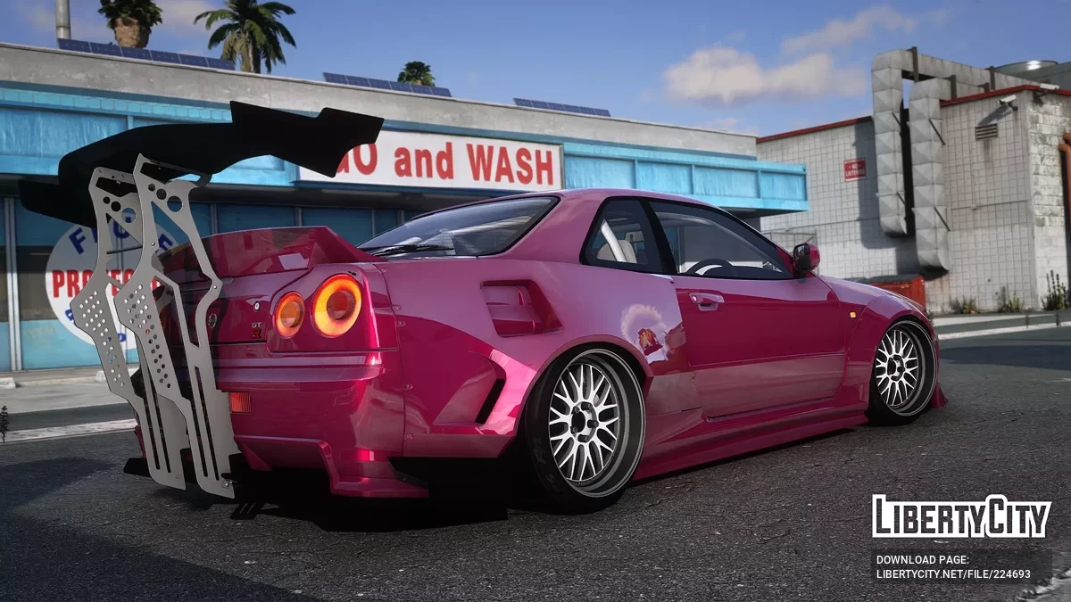 2002 Nissan Skyline R34 [ Ekleme / FiveM | 40+ Tuning | VehfuncsV | Ses | Şablon | Ekstralar] 1.0 / GTA 5