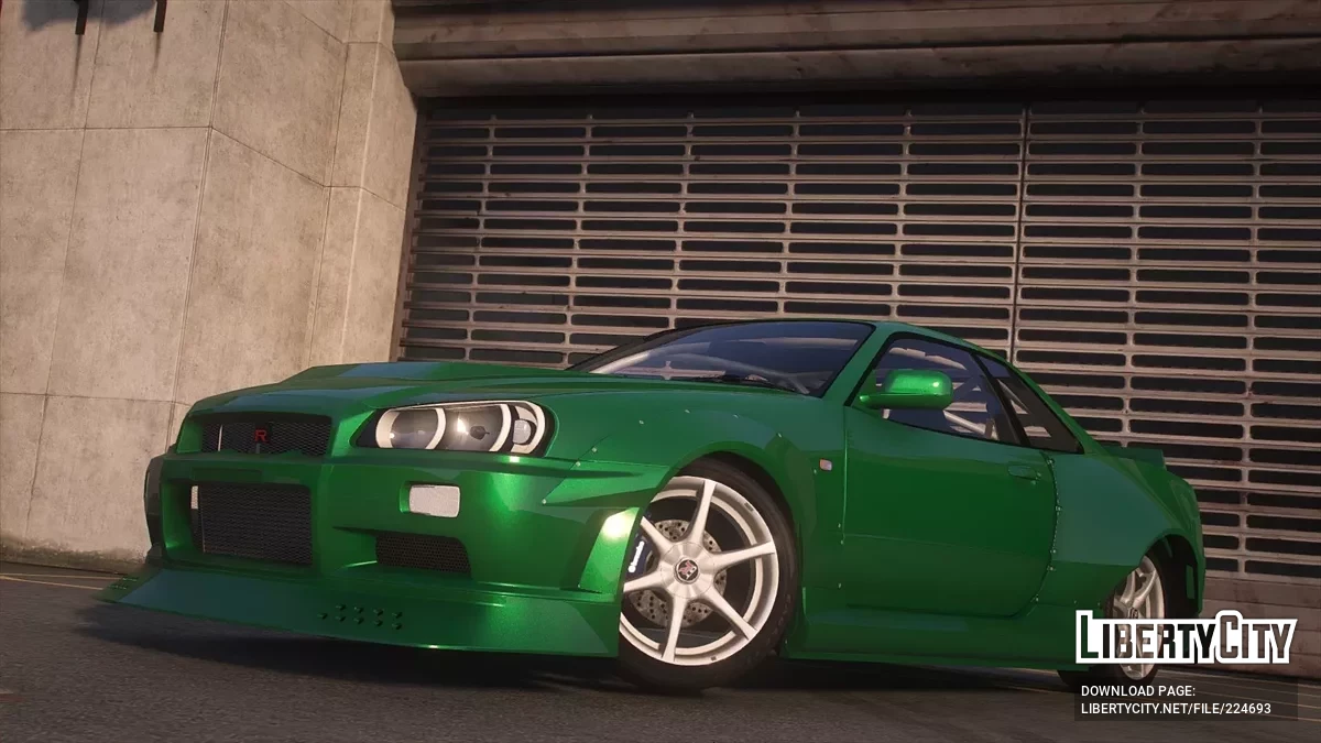 2002 Nissan Skyline R34 [ Ekleme / FiveM | 40+ Tuning | VehfuncsV | Ses | Şablon | Ekstralar] 1.0 / GTA 5