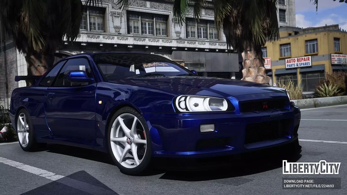 2002 Nissan Skyline R34 [ Ekleme / FiveM | 40+ Tuning | VehfuncsV | Ses | Şablon | Ekstralar] 1.0 / GTA 5