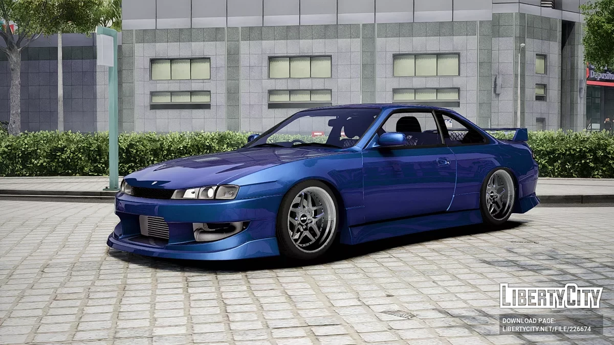 Özel Nissan S14 İkiz Turbo 4 Rotor / GTA 5
