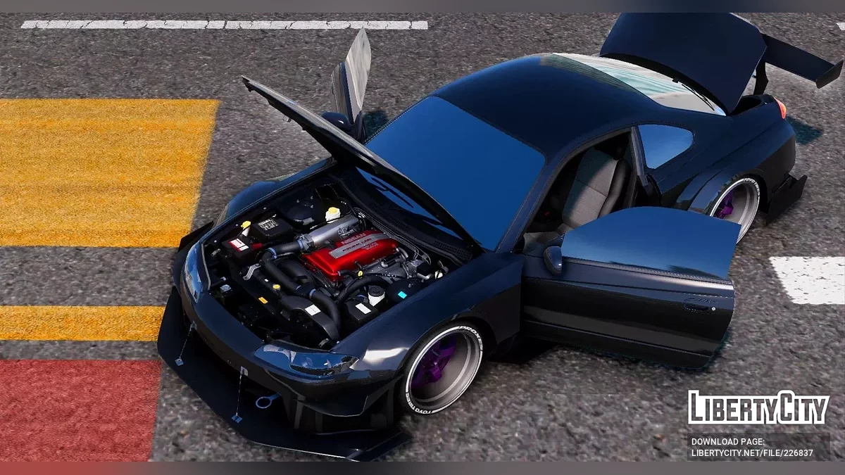 Nissan Silvia S15 Widebody Custom [ Add-On I FiveM ] 1.0 FIX / GTA 5