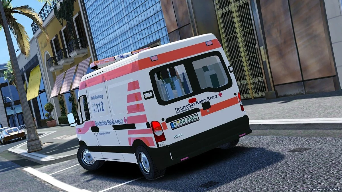 Opel Movano Deutsches Rotes Kreuz 2004 / GTA 5