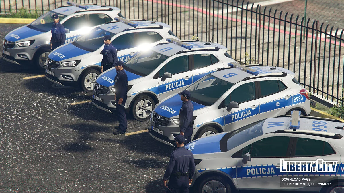 Opel Mokka X Polícia Polonesa v2.0 / GTA 5