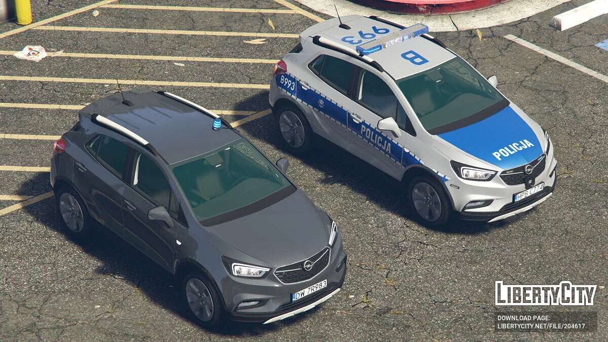 Opel Mokka X Polícia Polonesa v2.0 / GTA 5