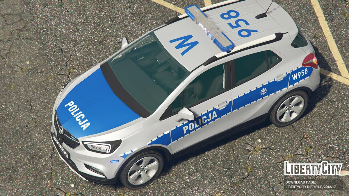 Opel Mokka X Polícia Polonesa v2.0 / GTA 5