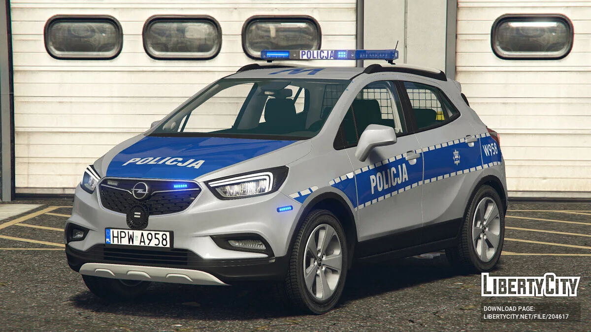 Opel Mokka X Polícia Polonesa v2.0 / GTA 5