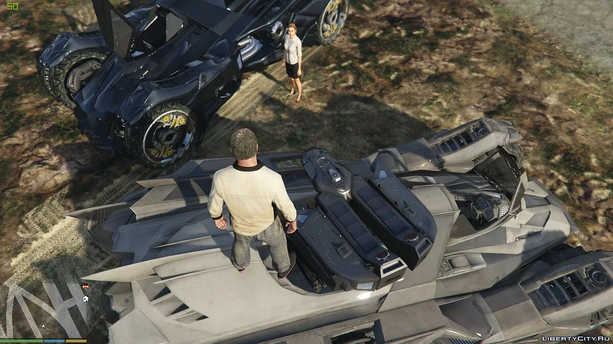 Batmobile MK2 (Animated Weapons) 1.1 / GTA 5