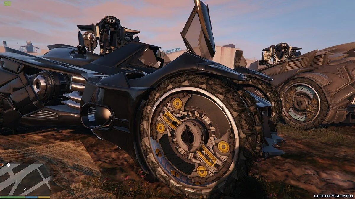 Batmobile MK2 (Animated Weapons) 1.1 / GTA 5