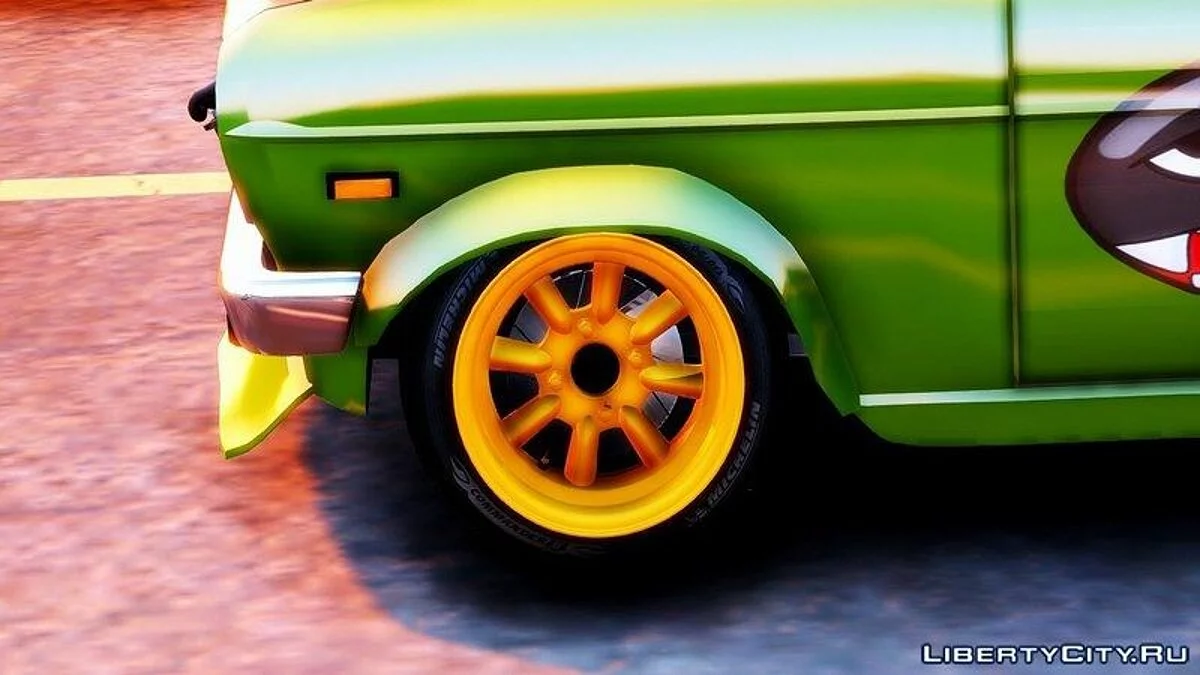 Datsun Sunny K Truck Fish Art / GTA 5